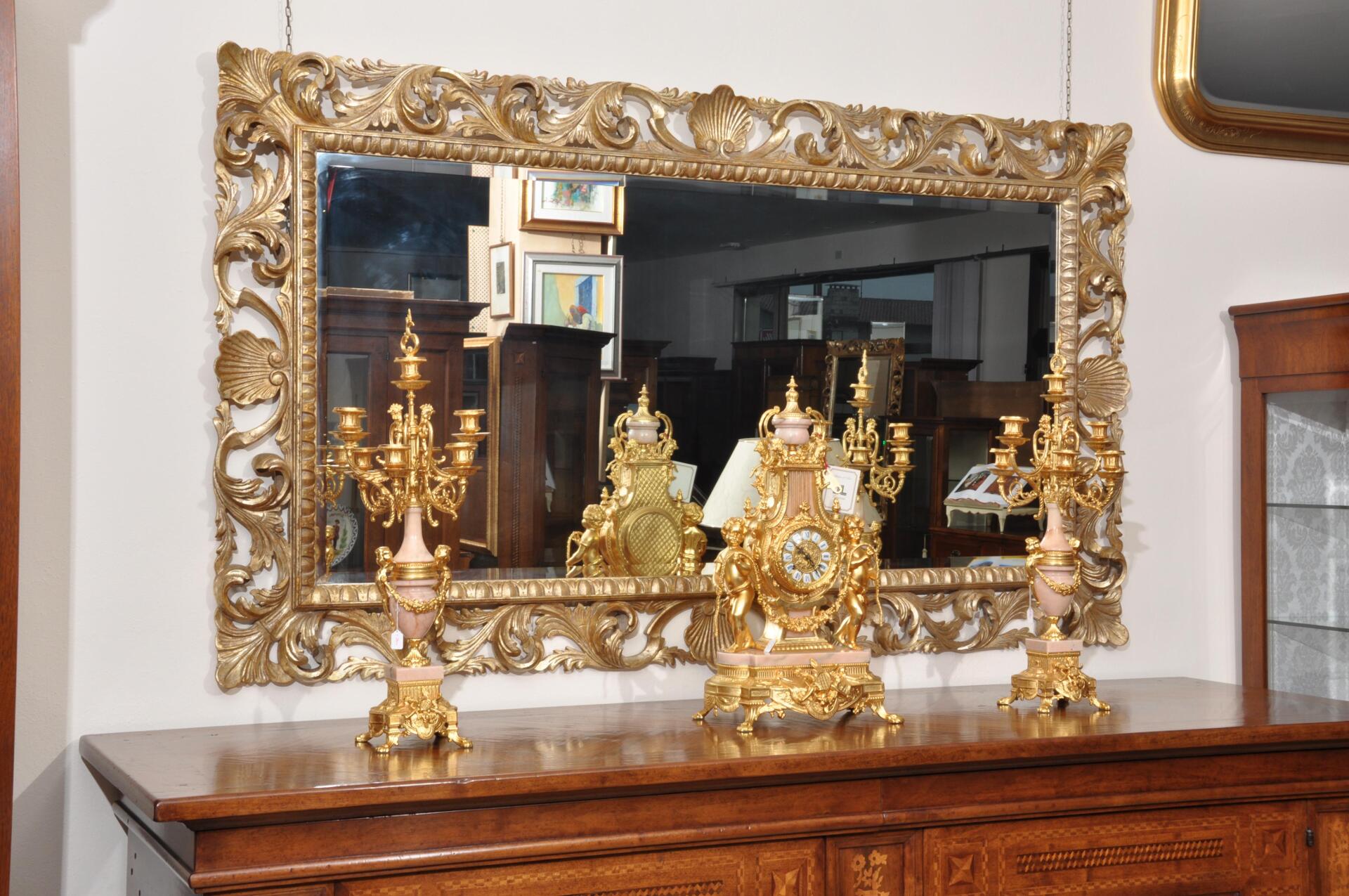 Specchiera stile Barocco in foglia d'oro - Gli originali solo su